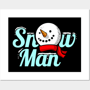 The SnowMan Costume For Christmas Posters and Art